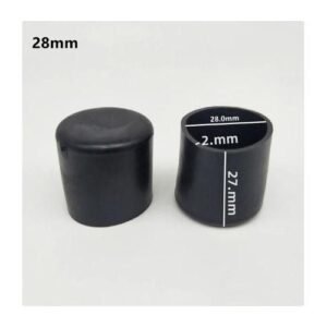 24 PCS Round Furniture Foot Caps Chair Table Sofa Anti-Slip Silent Rubber Leg Pad Wooden Floor Anti-Scratch Protective Pad