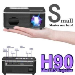 Max 100 "HD Large Screen TV Projector 600Lumens 1080P Android Home Beamer Video Player