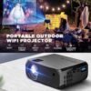 Max 250 "HD Large Screen TV Projector 1080P Proyector Home Theater 3D WiFi Media Player