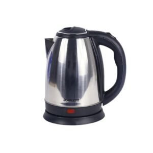 Electric Kettle 2L Large Capacity, 1500w Silver/Black