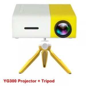 Salange YG300 Pro LED Mini Projector Supports 1080P HDMI USB Audio Portable Home Media Video Player
