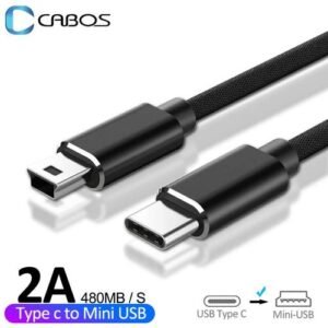 Usb C To Mini Usb Cable Thunderbolt 3 Mini Usb Type C Adapter Cord For Macbook Pro Mp3 Player Camera 2a Type-C To Mini Usb Cable