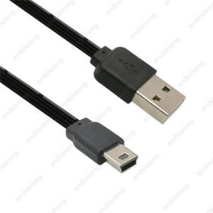 Usb 2.0 Male To Mini Usb Up Down Right Angled 90 Degree Cable 0.1m 0.2m 0.3m 0.5m For Camera Mp3 Mp4 Tablet Player Car Dvr Gps