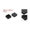 Uxcell 4-100pcs Plastic Plug End Caps 28x28/30x15/30x20/50x25/50x50mm Rectangular Furniture Table Chair Legs