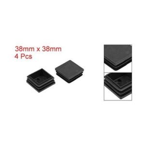 Uxcell 4-100pcs Plastic Plug End Caps 28x28/30x15/30x20/50x25/50x50mm Rectangular Furniture Table Chair Legs