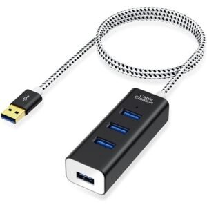 LASA 4 Port USB 3.0 Hub Extension Cable 1.5m