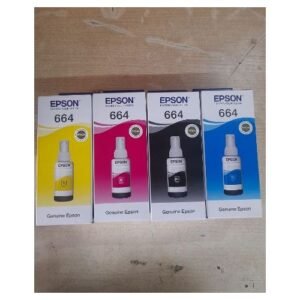 Epson Yield Dye Inks 664 Black,Cyan,Magenta, Yellow
