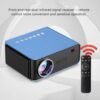 T4 Mini Projector for Home Supports 1080P TV Full HD Portable Theater Media Player for YouTube TV Stick PS4US Plug