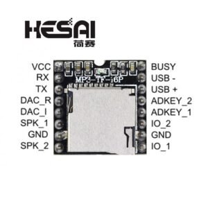 DFPlayer Mini MP3 Player Module MP3 Voice Decode Board Supporting TF Card U-Disk IO/Serial Port/AD For Arduino Diy Kit