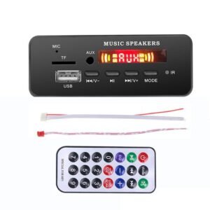 Decoder MP3 Wireless Bluetooth Board 5V 12V USB FM AUX TF SD Card MP3 Player Music Module Car Radio Speaker Remote Control DIY