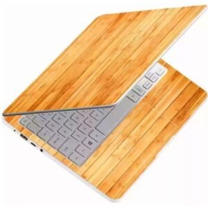 Wooden Skin Design Laptop Cover