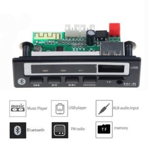 Bluetooth 5.0 MP3 Player Music Wireless Receiver Audio Decoder Board USB TF FM Radio MP3 Module Decoding For Car Accessories DIY