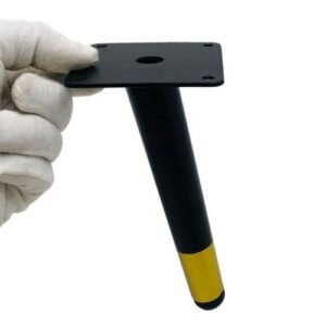 Metal Furniture Table Legs Tapered Leg Protector For Sofa Couch Drawers Dresser Cupboard Wardrobe Chair Stool W/ Mounting Plate-bevel 30cm