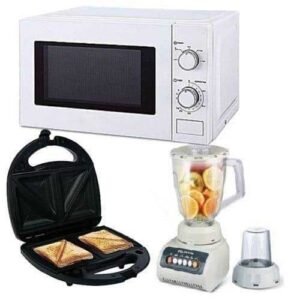 Microwave Oven With 20Liters + Blender + Toaster