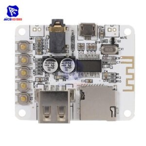 MP3 Player Decoder Bluetooth 4.1/5.0 Stereo Audio Amplifier Receiver Module 3.5mm Audio Jack/USB A/Micro USB/TF Card DC 3.7-5V