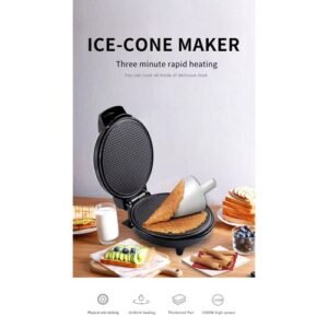 Multifunctional Ice cream cone maker waffles pancake