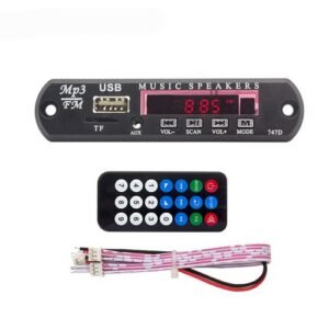 MP3 WMA 5V 12V Decoder Board Car Kit MP3 Player Music USB FM Radio TF USB 3.5 Mm AUX Audio MP3 Module For Car Accessories DIY