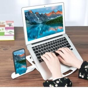 All Laptop Size Laptop Stand With Mobile Phone Holder