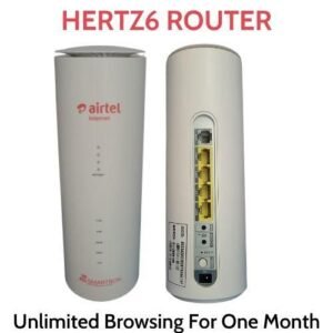 Airtel  Hertz 6 4G Wifi Router  With Free Unlimited Browsing For One Month