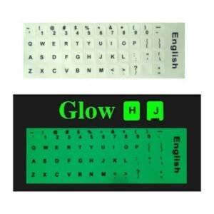 Light GLOW IN THE DARK  KEYBOARD BACKLIGHT STICKERS FOR LAPTOPS