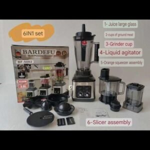 BARDEFU 6in1 Heavy Duty  High Power Blender-95000Watts