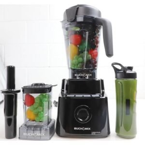 Buchymix Turbocrush Premium Blender - 2L/3L, 2200W -(BX300) Black
