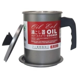 Oil Grease Filter Strainer Pot Stainless Steel Oil Cup
