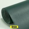 Green S Adhesive Leather Patch Fabric Sofa Chair Repair PU Sticker Furniture Table Hole DIY Patch 15Color Fabric Artificial Leather