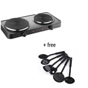 Electric Cooker Hot Plate-Double Burner + Free Gift