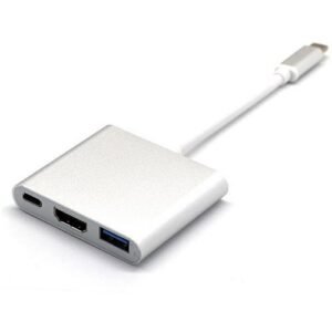 Type C USB 3.1 Male To HDMI USB 3.0 Type C Charger Adapter Female Support 4K For Macbook 12 Inch Google Chromebook
