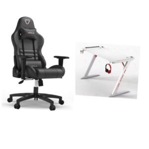 Set Of Executive Office Gaming Chair + Gaming Desk