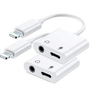 IPhone To 3.5mm Jack Audio Extension Cable Aux Cord And Charge Port