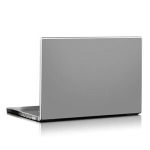 Glossy Grey Laptop Skin Cover