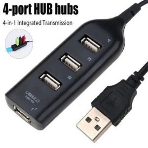 NEW 4 Port USB HUB High Speed USB Laptop / Desktops Port Hub