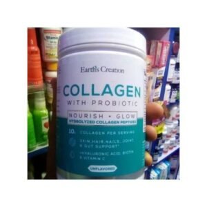 Earth's Creation Collagen With Probiotic Hydrolyzed Collagen Peptides
