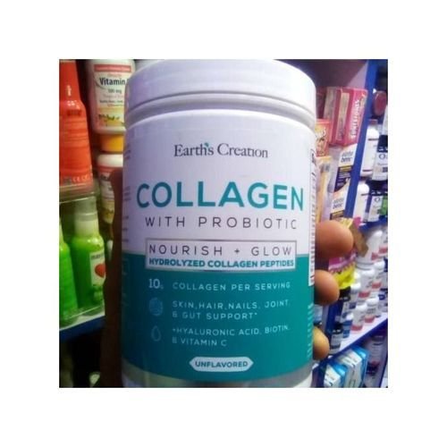Earth's Creation Collagen With Probiotic Hydrolyzed Collagen Peptides