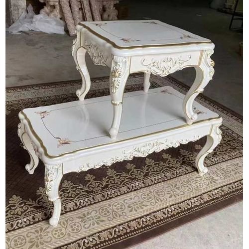 Center Table With Two Side Stool
