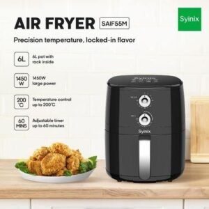 Synix 6L Air Fryer- Healthy Multipurpose Airfryer