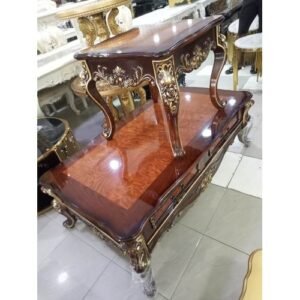 Center Table With Two Side Stools