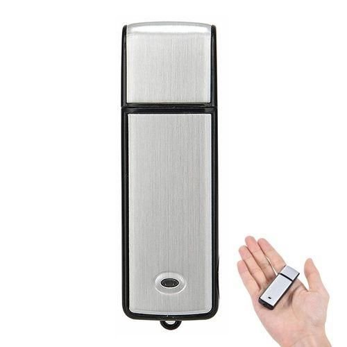 USB Audio Recorder 8G Voice Activated Stereo Recorder Sil