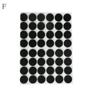 12/30/48pcs Multifunction Black Self Adhesive Furniture Leg Table Chair Sofa Feet Floor Non-Slip Mat Sticky Pad Protector