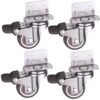 4 brake wheels Caster Wheels 4pcsniture For Bed Universal Wheel 2inch Table Rotating Platform Chair Moving Small Castor For Ho Hardware
