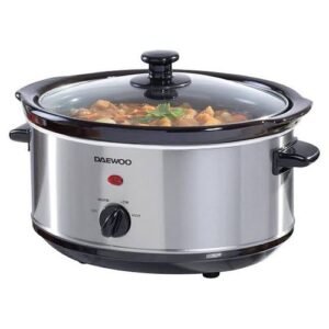 Daewoo Stainless Steel Slow Cooker - 3.5L