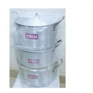 Tower 3 Solid Cooking Pots - 26cm, 28cm, 30cm