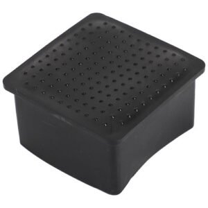 Square Black Rubber 50mmx50mm Foot for Table Chair