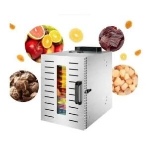 Food Dehydrator - Stainless Steel - 10 Tray - 1000watt