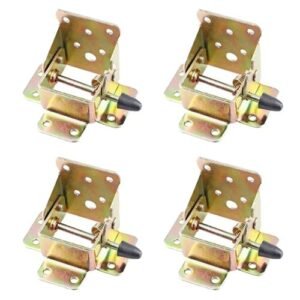 4Pcsset Iron Locking Folding Table Chair Leg Bracket Hinge