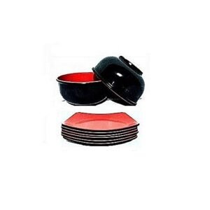 Generic 6 Non-breakable Cereal Bowl + 6 Breakfast Plate Set
