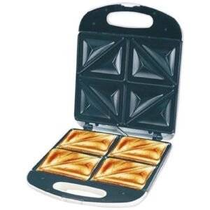 Large Electric 4 Slice Bread Toaster / Sandwich Maker
