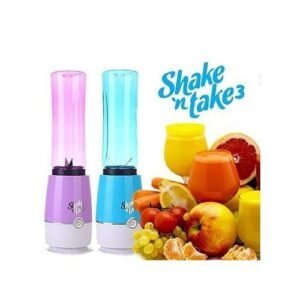 Shake N Take Smoothie Maker/Mini Blender With Two Bottles